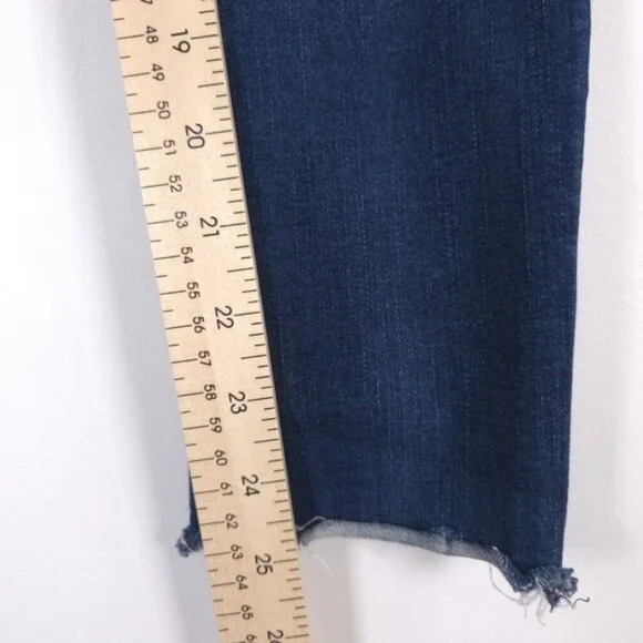 AGOLDE LOS ANGELES SOPHIE CROP Jeans Raw Hem‎ MADE IN USA 🇺🇸 A018-2022 Size 24